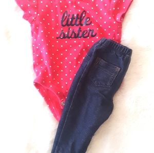 Carters Baby Girl Outfit